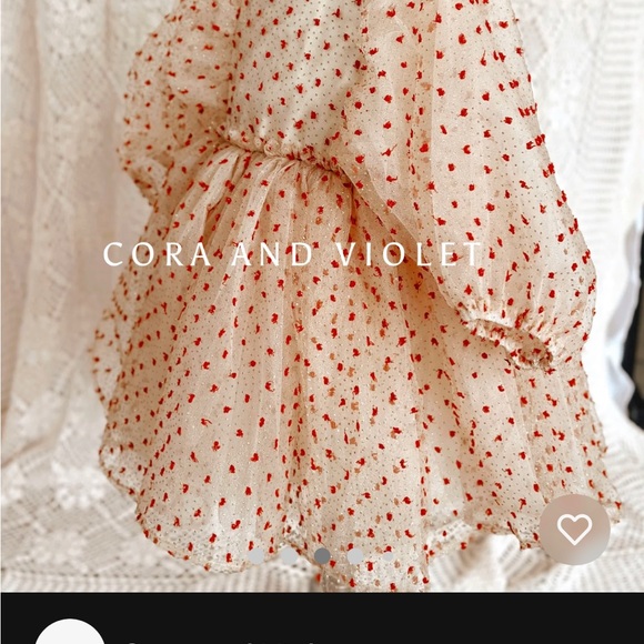 Cora & Violet handmade dress. size 4-6T - Picture 2 of 8